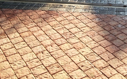 Driveway Paving with cobbles